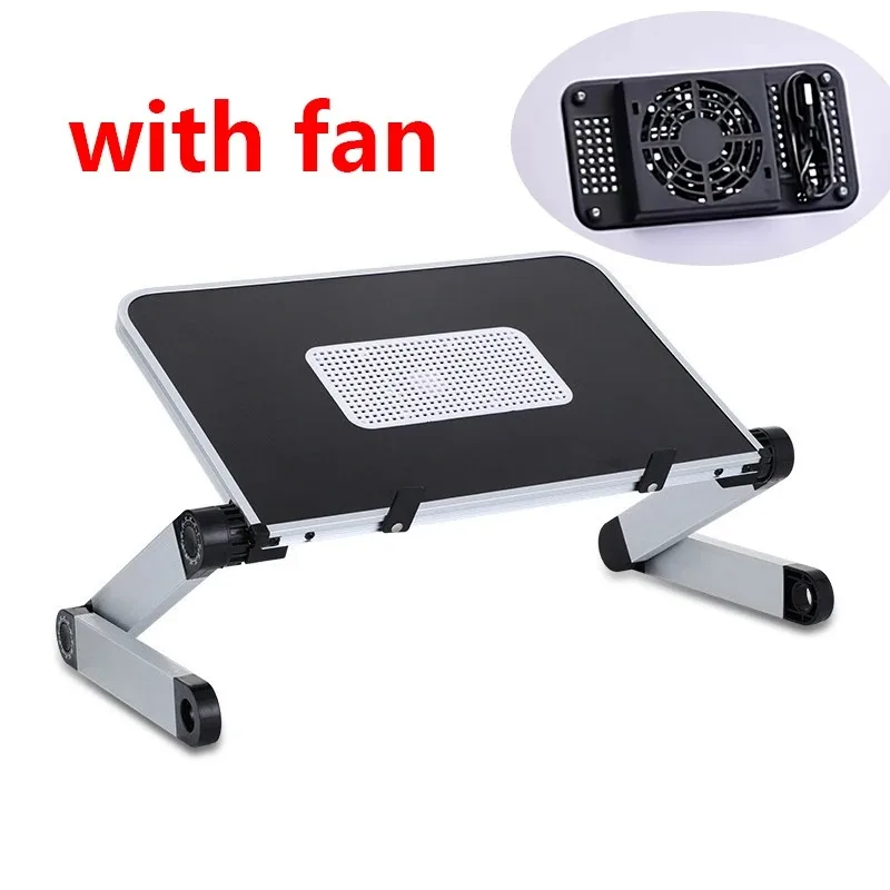 Desk Setup Laptop - Regulowany stojak na laptopa z wentylatorem