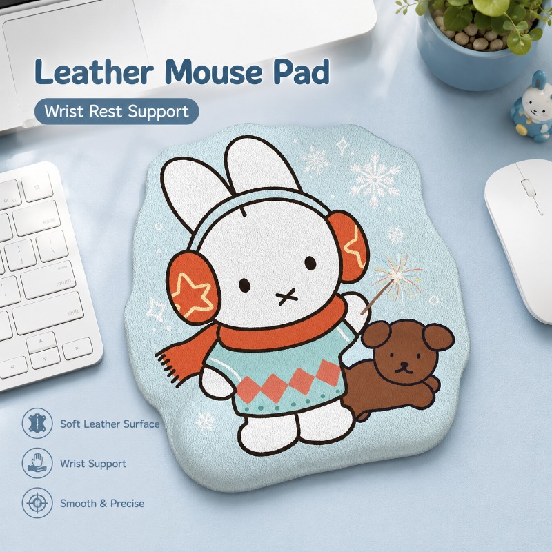 Desk Setup Laptop - Podkładka pod mysz Anime Miffy z