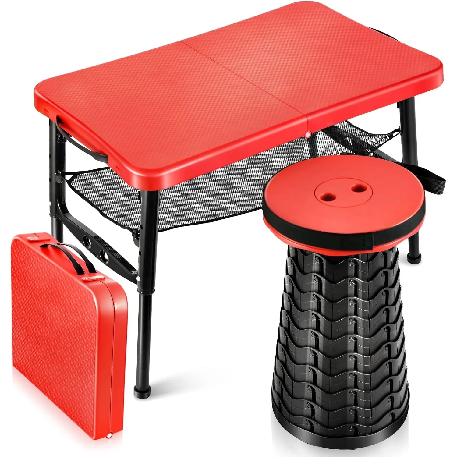 Desk Setup Laptop - Zestaw składanych stołów i stołków Przenośny