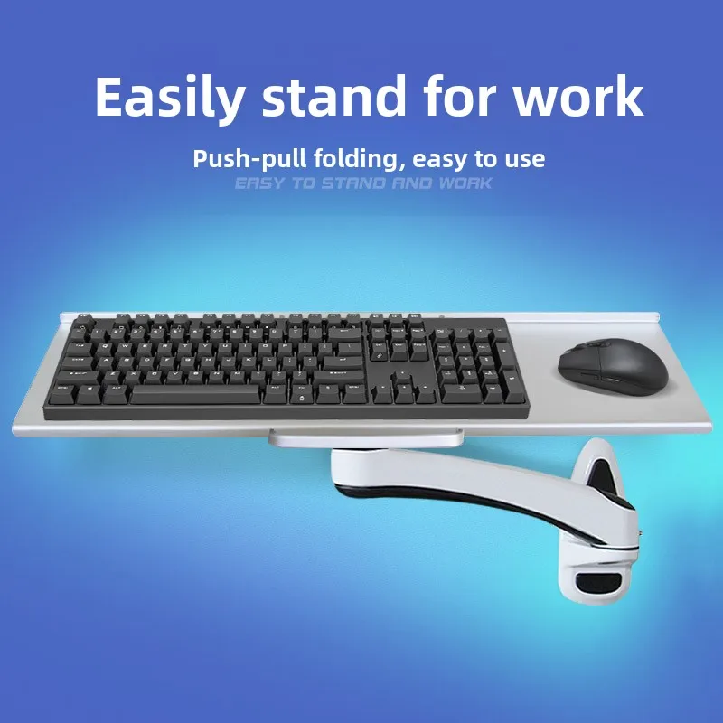 Przemysłowa, ścienna półka na  – Ergonomic Desk Setup Keyboard recenzja i cena