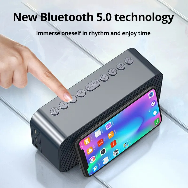 1 szt. Cyfrowy budzik LED z Bl – Desk Setup Speakers recenzja i cena