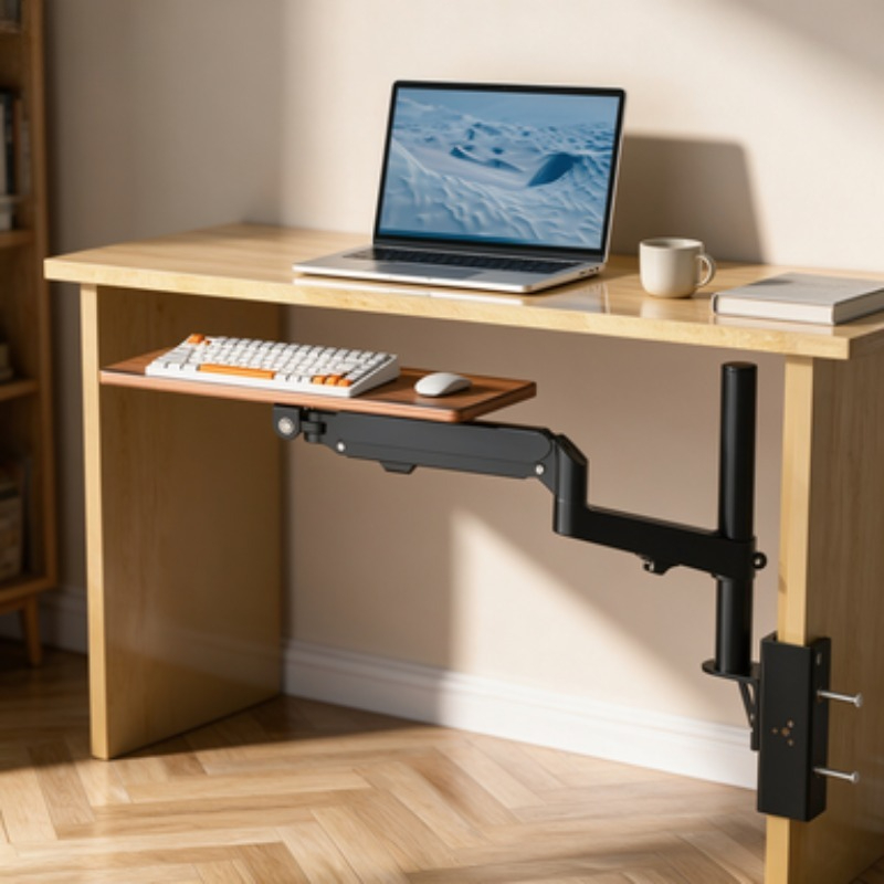 Oszczędność miejsca pod biurki – Ergonomic Desk Setup Keyboard recenzja i cena