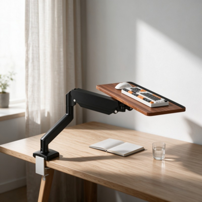 Oszczędność miejsca pod biurki – Ergonomic Desk Setup Keyboard recenzja i cena