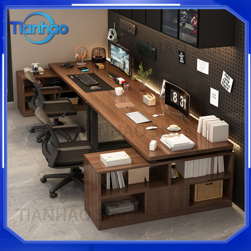 Biurko gamingowe w kształcie l – Desk Setup Dual Monitor recenzja i cena