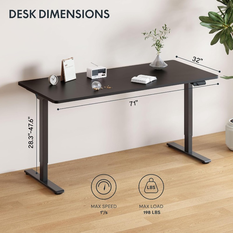 Biurko elektryczne FLEXISPOT,  – Desk Setup Dual Monitor recenzja i cena