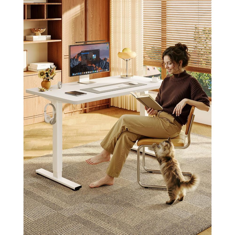 Biurko stojące jednoczęściowe  – Desk Setup Dual Monitor recenzja i cena