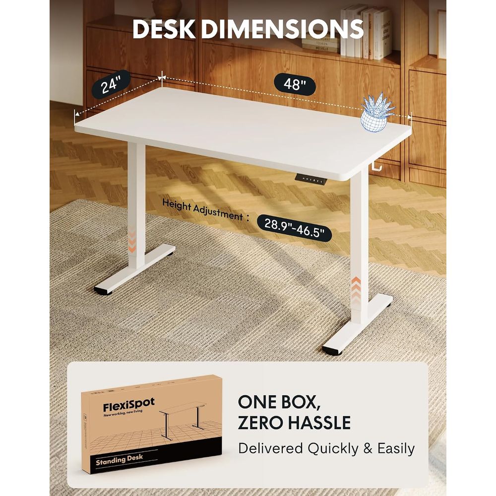 Biurko stojące jednoczęściowe  – Desk Setup Dual Monitor recenzja i cena