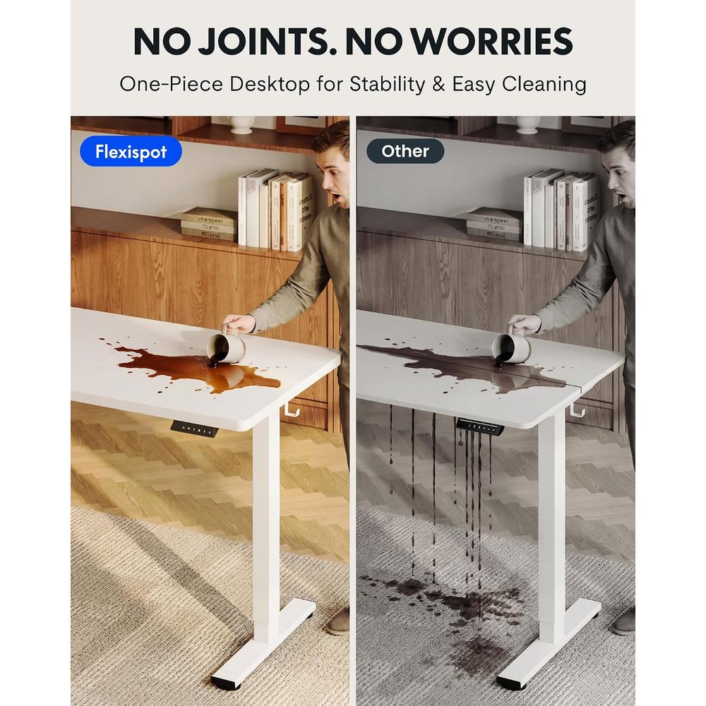 Biurko stojące jednoczęściowe  – Desk Setup Dual Monitor recenzja i cena