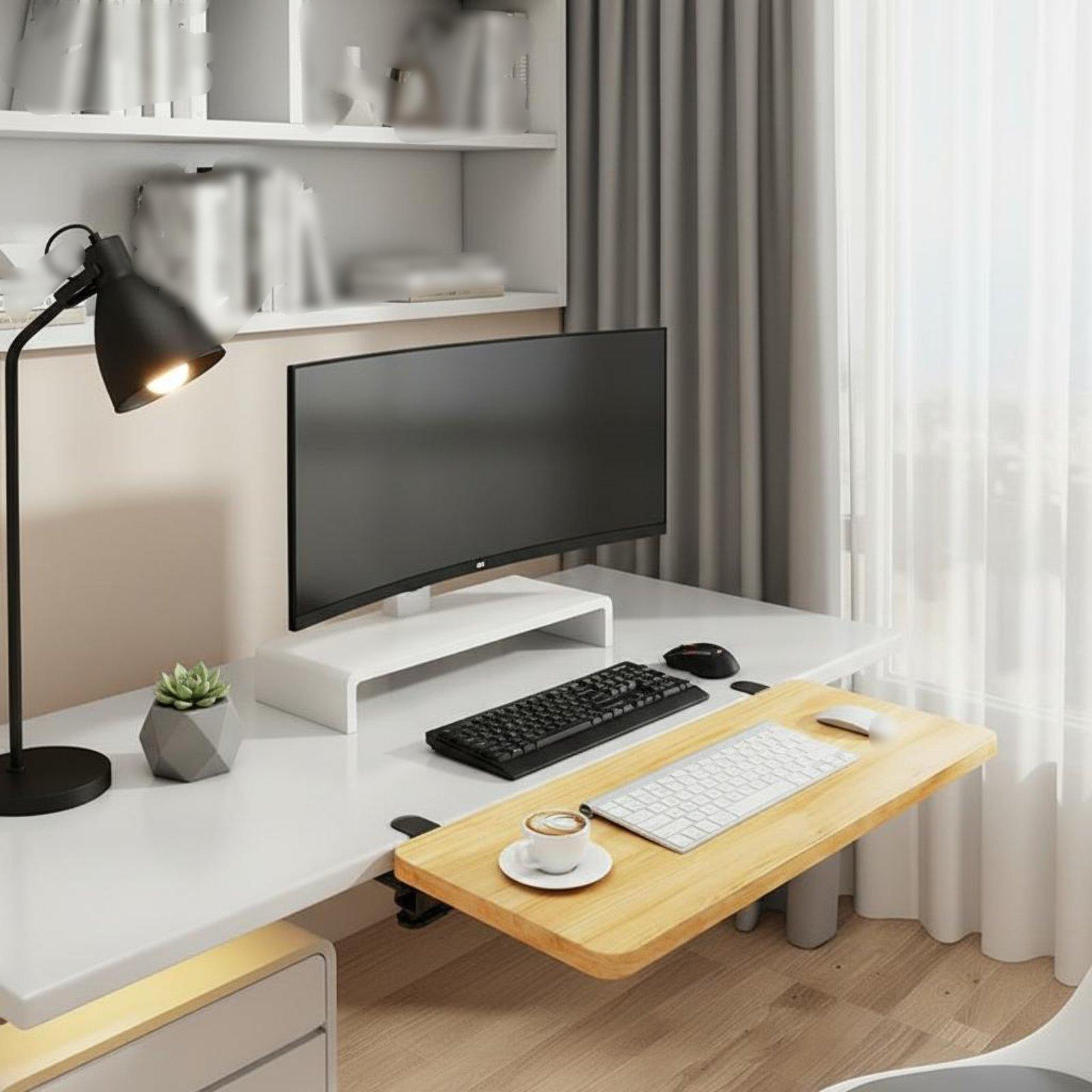 Składana półka na biurko, prze – Ergonomic Desk Setup Keyboard recenzja i cena