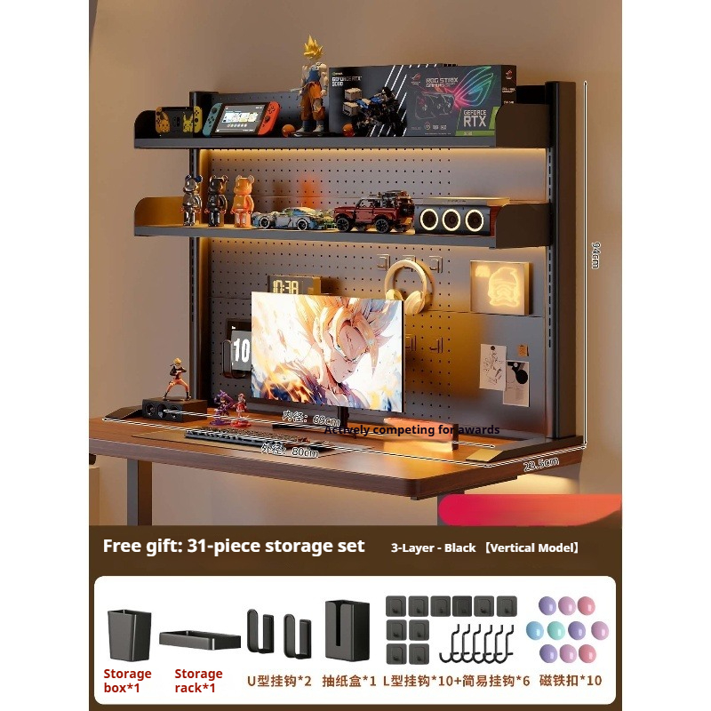 Półka na biurko z tablicą perf – Desk Setup Organizer recenzja i cena