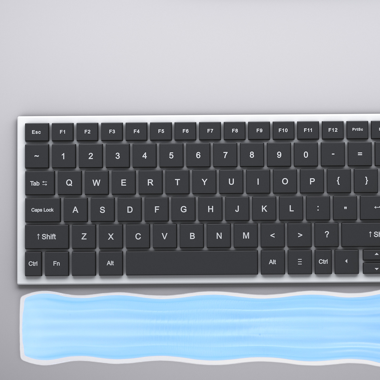 Przezroczysta silikonowa podkł – Ergonomic Desk Setup Keyboard recenzja i cena