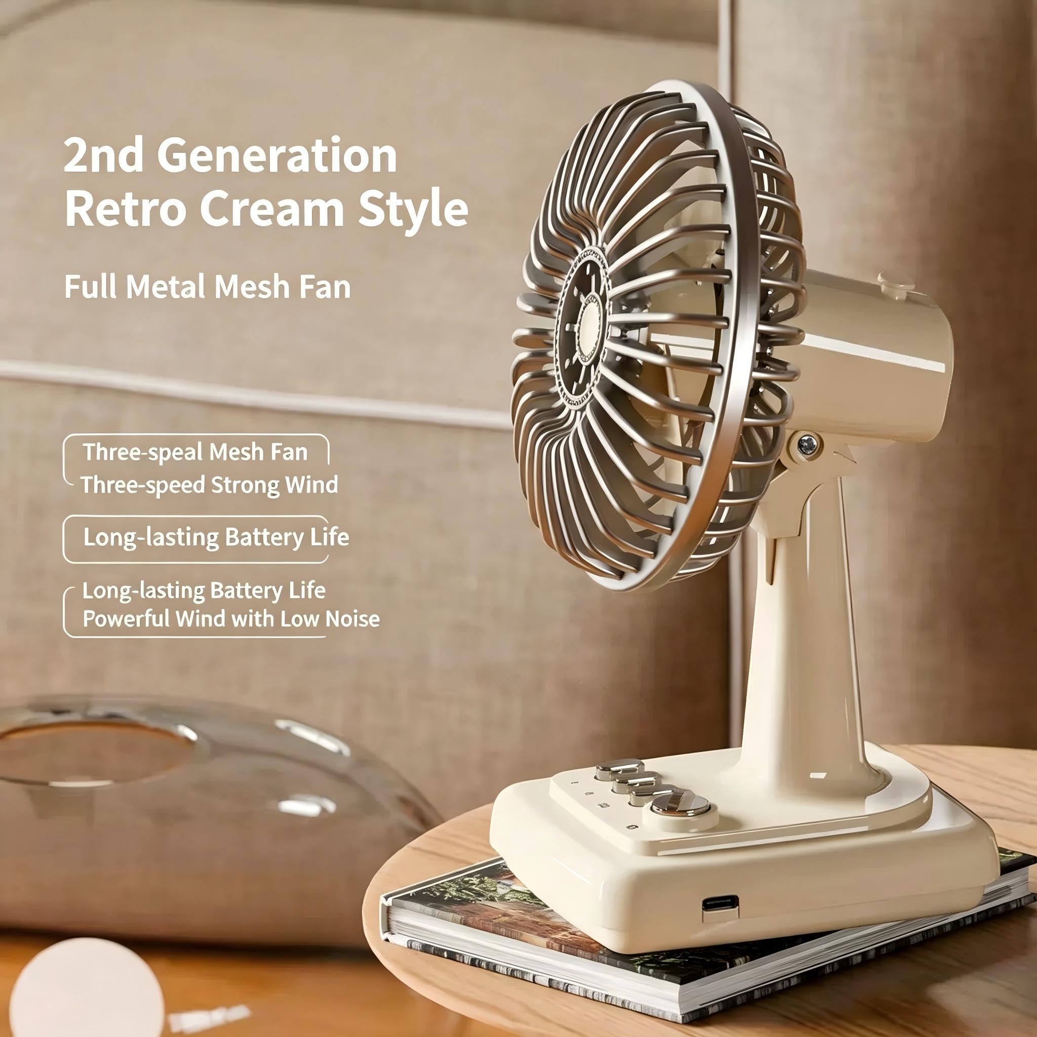 Retro wentylator biurkowy ze s – Fan Desk Small Usb recenzja i cena