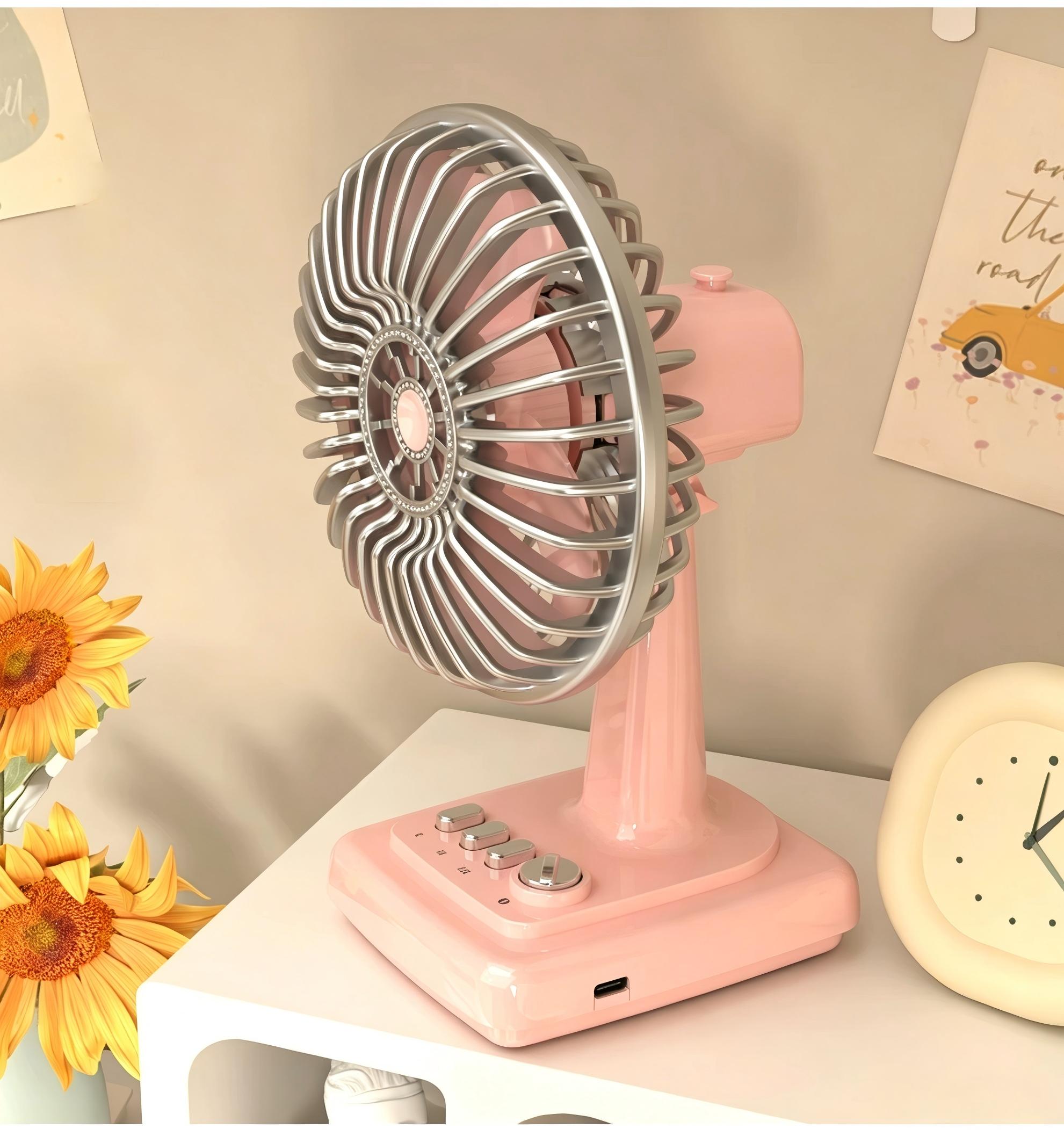 Retro wentylator biurkowy ze s – Fan Desk Small Usb recenzja i cena
