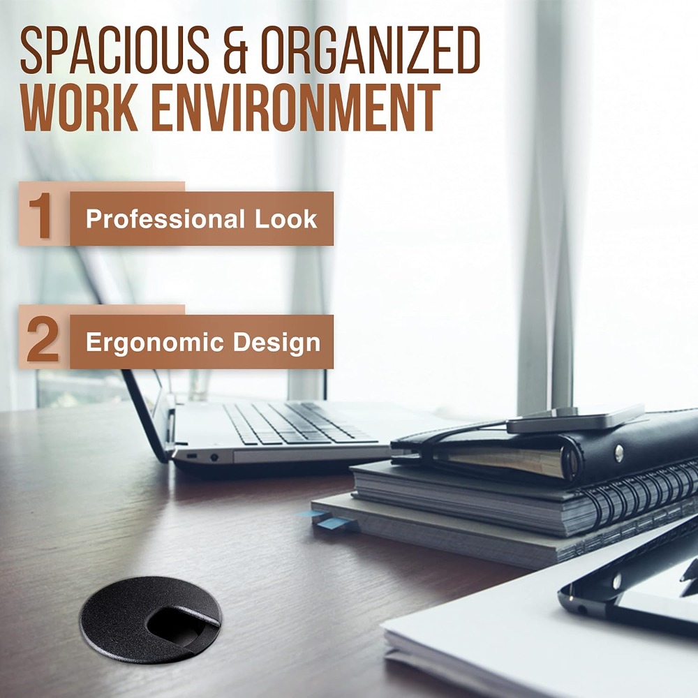 Plastikowa osłona otworu na ka – Desk Setup Organizer recenzja i cena