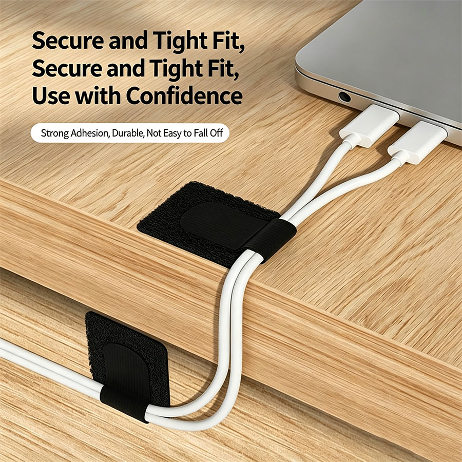 10 sztuk, organizer kabli na r – Cable Velcro Strap recenzja i cena