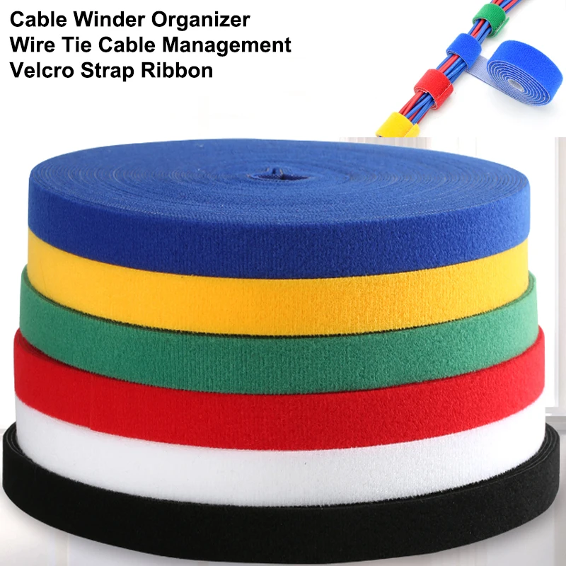5M DIY Nylonowe opaski kablowe – Cable Velcro Strap recenzja i cena