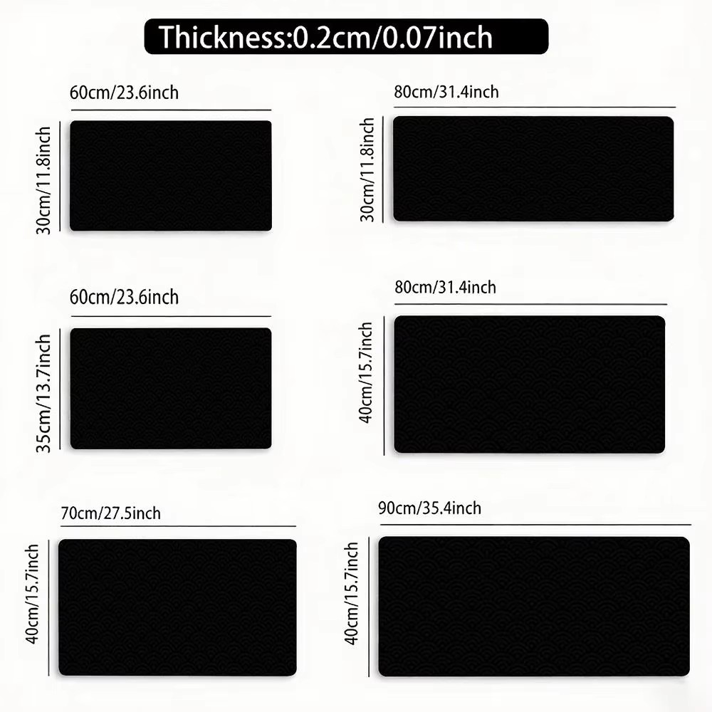 Podkładka pod mysz Black Ocean – Desk Setup Black recenzja i cena