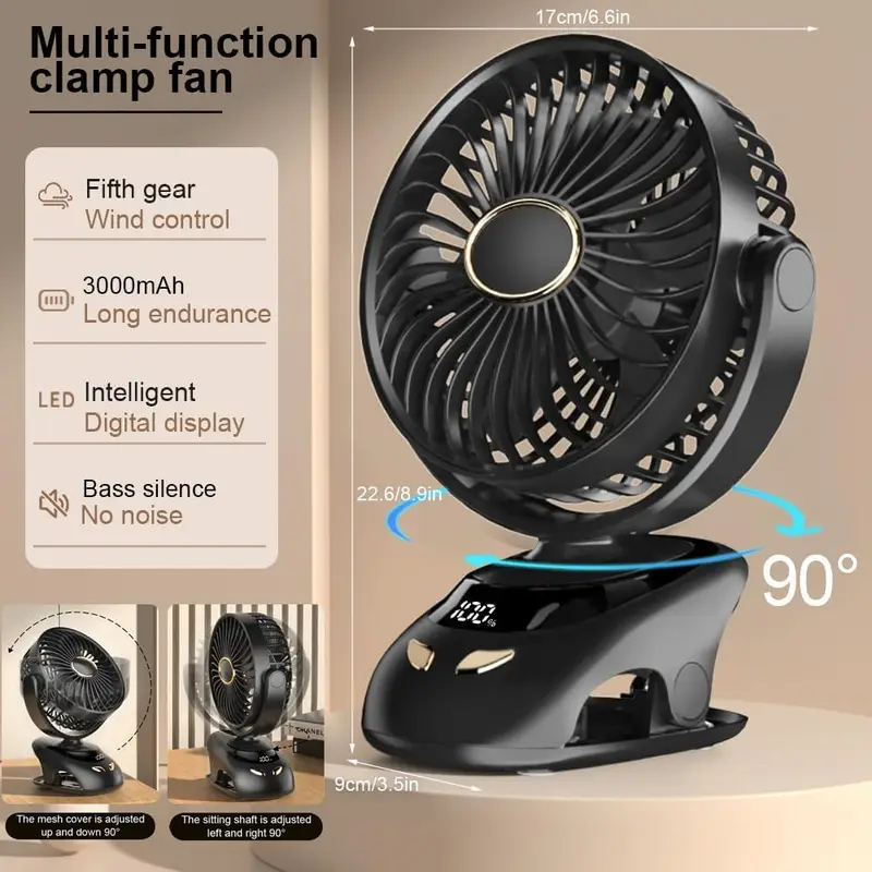 Mały wentylator z klipsem do b – Fan Desk Small Usb recenzja i cena