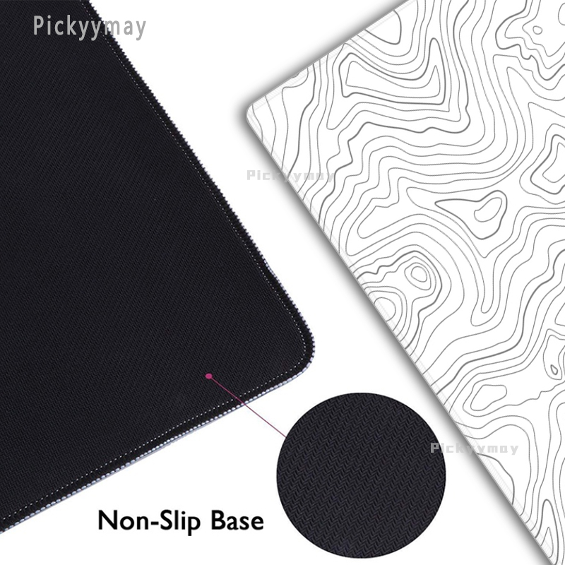 Czarno-biała duża podkładka po – Desk Setup Black recenzja i cena