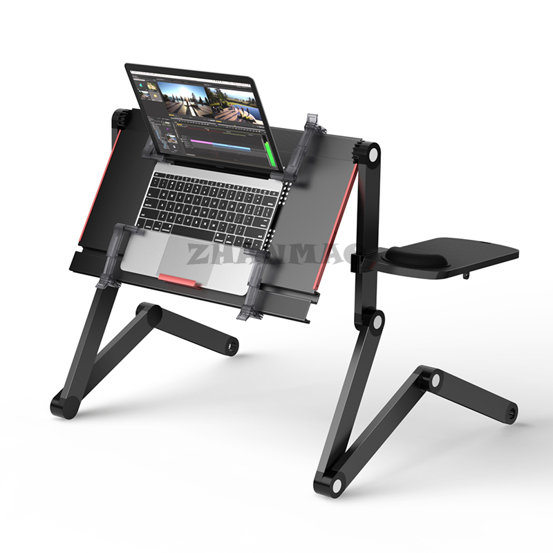 Leżący płaski na łóżku, biurko – Desk Setup Laptop recenzja i cena