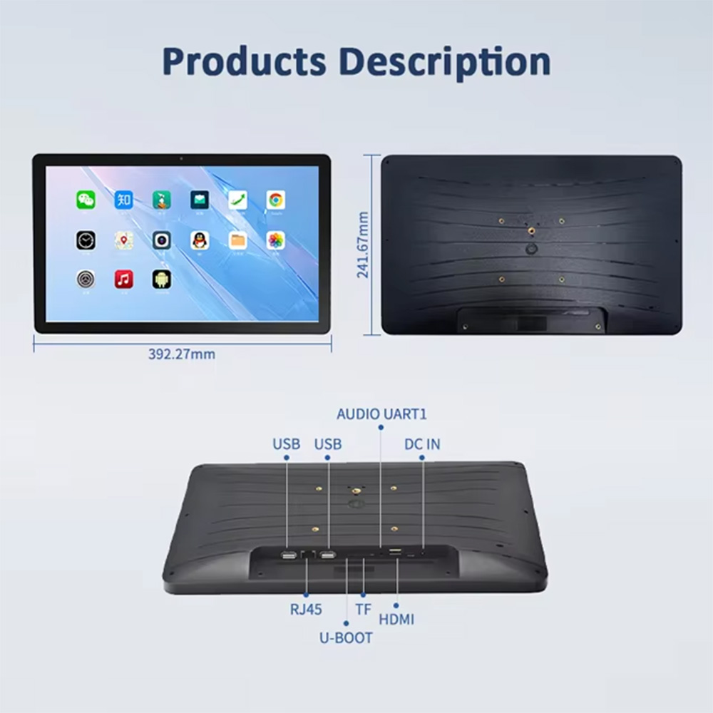 Naścienny tablet komercyjny z  – Desk Setup Speakers recenzja i cena
