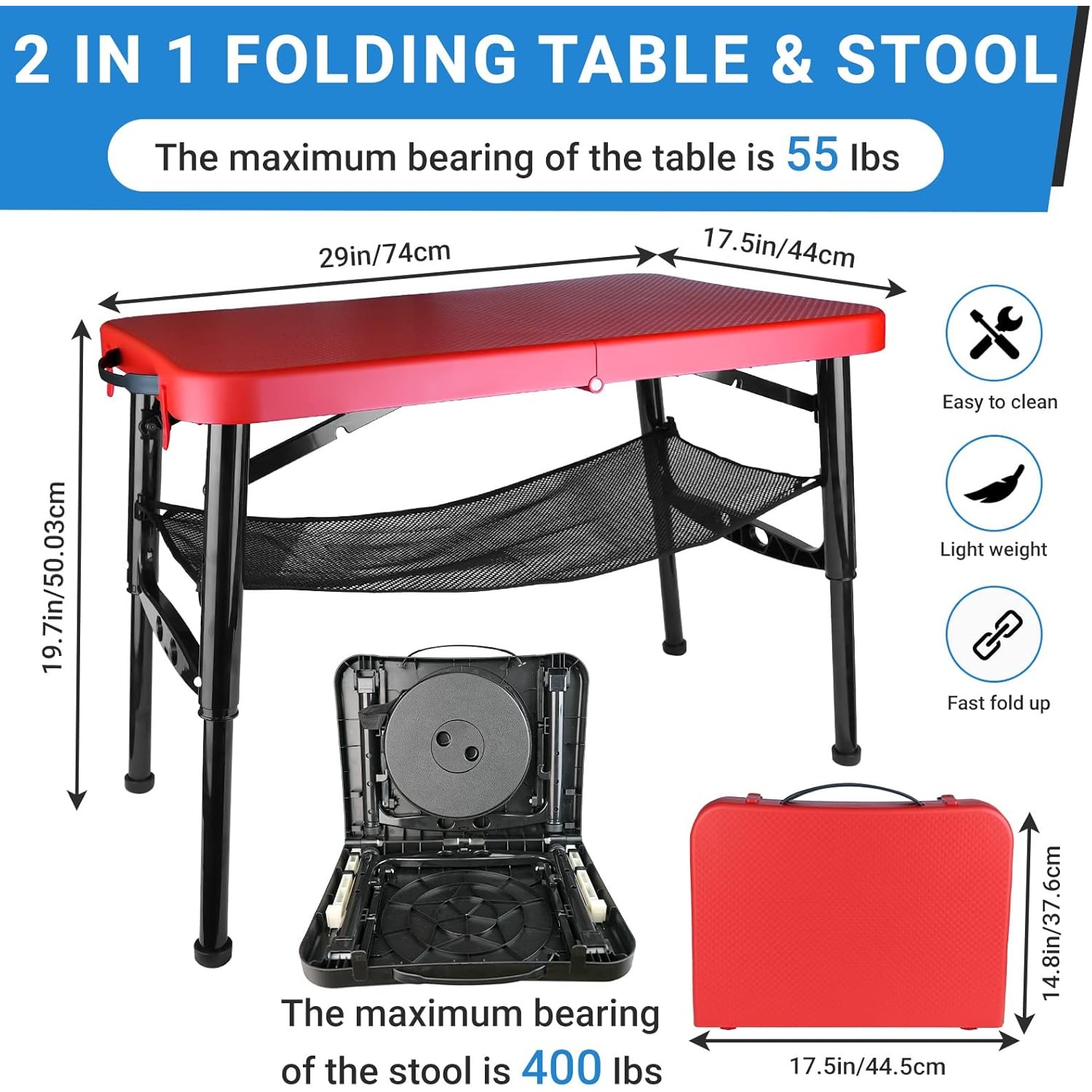 Zestaw składanych stołów i sto – Desk Setup Laptop recenzja i cena