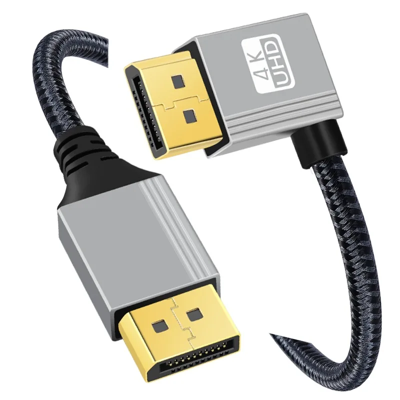 Kabel DisplayPort 1.2 4K z kąt – Desk Setup Speakers recenzja i cena