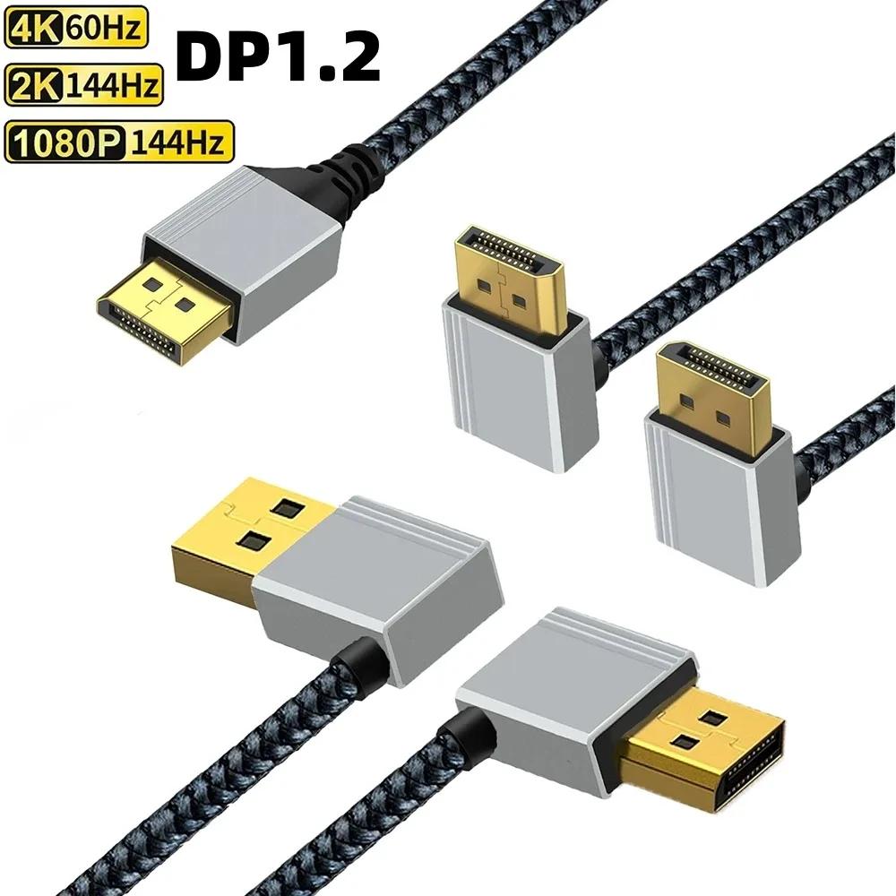 Kabel DisplayPort 1.2 4K z kąt – Desk Setup Speakers recenzja i cena