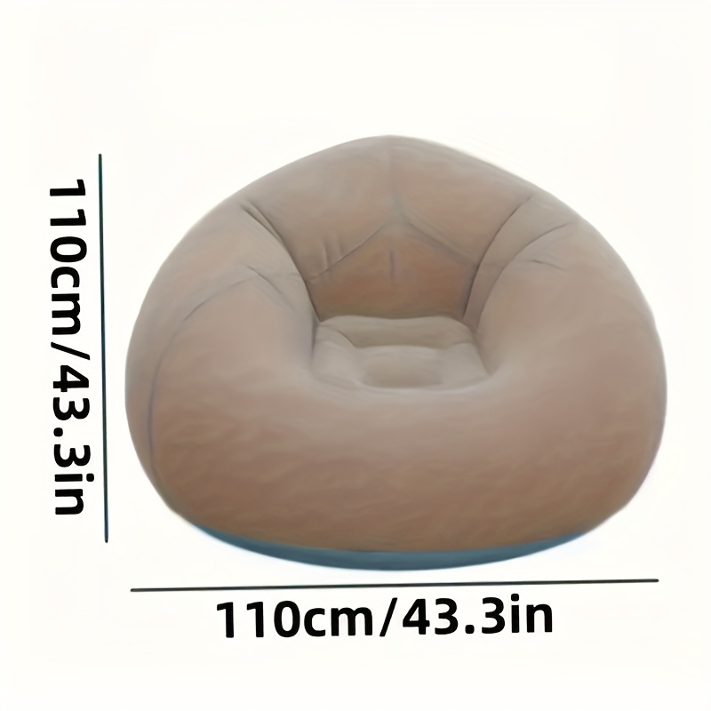 Flocked PVC Nadmuchiwany Sofa  – Desk Setup Ergonomic recenzja i cena